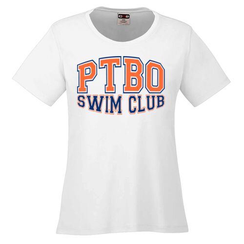 Ladies Soft Performance Tee (Text)  Thumbnail