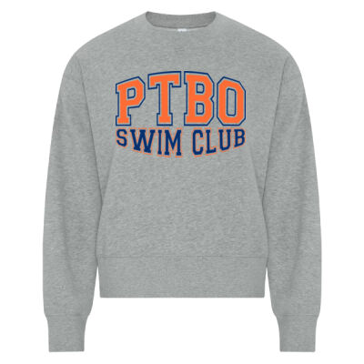 Ladies Crewneck Fleece (Text) Thumbnail