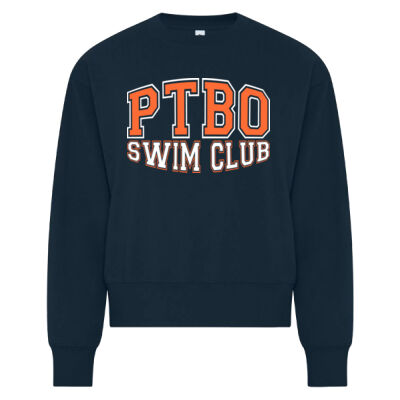 Ladies Crewneck Fleece (Text) Thumbnail